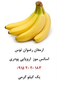 اسانس موز اروپایی خوراکی پودری