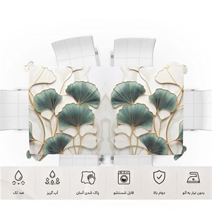 رومیزی ضدلک برگ و طلا