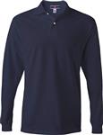 Jerzees Men's Spot Shield Long Sleeve Polo Sport Shirt