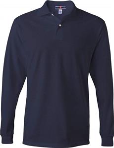 Jerzees Men's Spot Shield Long Sleeve Polo Sport Shirt