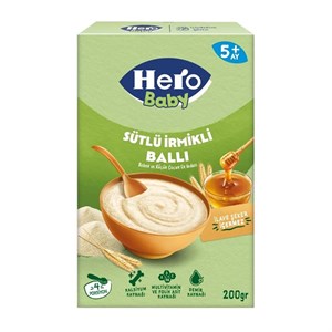 غذای کمکی هرو بی بی hero baby گندم و عسل 200 گرم8681080599145