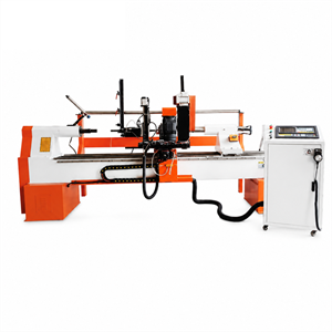 دستگاه CNC روتاری ۴ محور با تعویض قطعه اتوماتیک