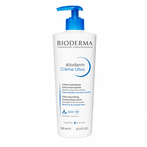 کرم مرطوب کننده بیودرما اتودرم کرم اولترا پوست خشک و حساس 500 میلی‌لیتر (Bioderma Atoderm Crème