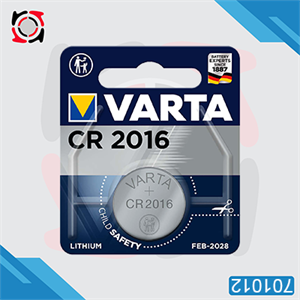 باطری سکه ای VARTA 2016 یک عددی