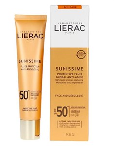 کرم ضد آفتاب لیراک مدل SUNISSIME SPF50 حجم 40 میل