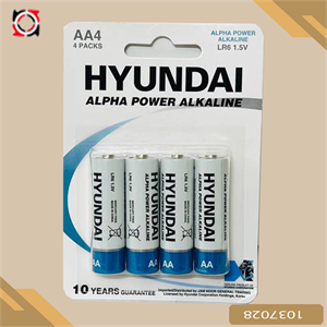 باطری قلمی هیوندای ALPHA POWER آلکالاین 4 عددی