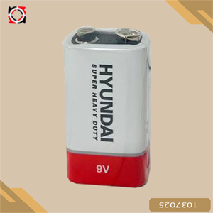 باطری کتابی هیوندای SUPER HEAVY زینک شرینگ 1 عددی