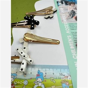 گیره مو پاپیونی دخترانه بسته 2 عددی وارداتی