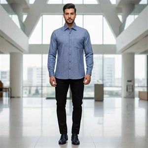 پیراهن مردانه آستین کوتاه و بلند طرحدار چاپی بدون آبرفت