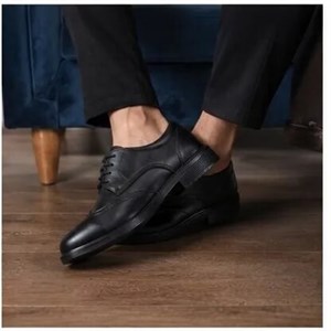 کفش مردانه مجلسی رسمی هشترک چرم طبیعی برند تات در دو رنگ مشکی و عسلی
