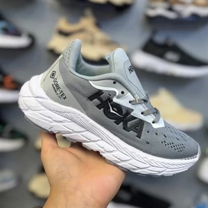 کفش اسپرت بچگانه هوکا سایز 31 تا 36 رنگ خاکستری سفید زیره پیو نرم و باکیفیت