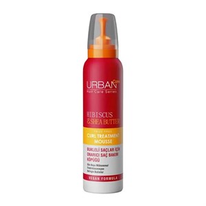 موس مو موهای فر اوربن کر Urban Care حاوی عصاره گل ختمی و شی باتر حجم 150 میل