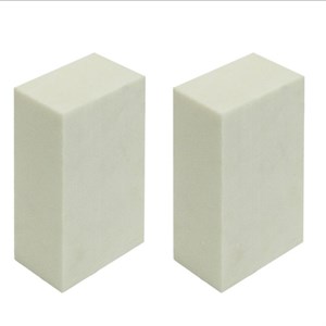 اسفنج گل مجموعه 2 عددی، جنس پلی کربنات، ابعاد 19×10×7 سانتی‌متر، وزن 50 گرم