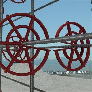 اسپیسر ویل فیکس رنگ مشکی ارتفاع 2 سانتی متر