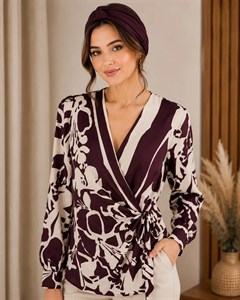 شومیز ابریشم ترک