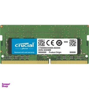 رم لپ تاپ DDR4 تک کاناله 2666 مگاهرتز CL19 کروشیال مدل CT16G4SFD8266 ظرفیت 16 گیگابایت