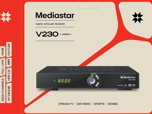 گیرنده دیجیتال مدیا استار مدل MS-V230 با ریموت کنترل