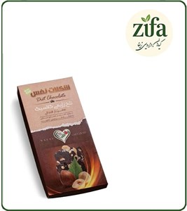 شکلات تلخ رژیمی کلاسیک مغز دار فندقی ارگانیک نفس