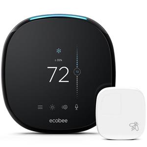 ترموستات هوشمند اکوبی4 ecobee4 Smart Thermostat with Built In Alexa Room Sensor Included 