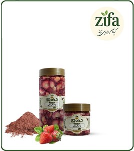 میوه توت فرنگی خشک یا پودری بسته بندی