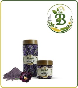 گل ختمی رنگی خشک یا پودری بسته بندی