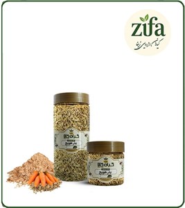 بذر هویج خشک یا پودری بسته بندی