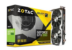 ZOTAC GeForce  GTX 1060 AMP Edition, ZT-P10600B-10M, 6GB GDDR5 VR Ready Super Compact Gaming Graphics Card 