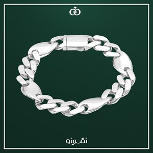 دستبند نقره مردانه فیگارو براق مدل BEM T151 T 