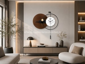 ساعت دیواری مدرن مدل تایمورا کد H519