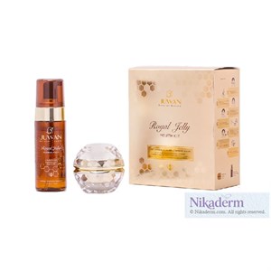 کیت ژل ضد چروک  ژوان (Juwan) مدل Royal Jelly (ژل و فوم) 150ml