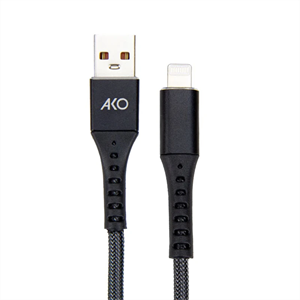 کابل شارژ آیفون آکو AKO AC-40 لایتنینگ مقاوم و اقتصادی