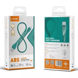 کابل شارژ فست USB به لایتنینگ الدینیو LDNIO مدل LS611 طول 1 متر