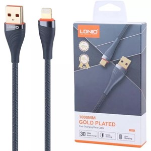 کابل شارژ فست USB به لایتنینگ الدینیو LDNIO LS691 طول 1 متر