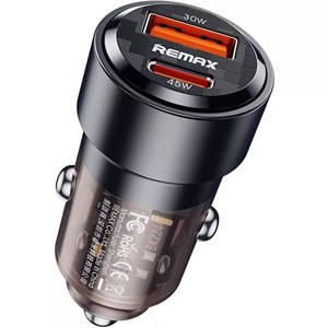 شارژر فندکی ریمکس REMAX مدل RCC360 توان 75 وات دو پورت