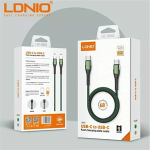 کابل USB-C به USB-C الدینیو LDNIO مدل LC101 طول 1 متر