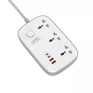 چندراهی برق 3 خانه ارت‌دار الدینیو LDNIO مدل SC6