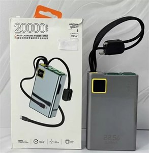 پاوربانک 22.5 وات GJBY مدل R15V ظرفیت 20000 میلی‌آمپر