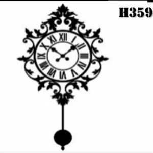 ساعت دیواری لیزری فلزی  H359