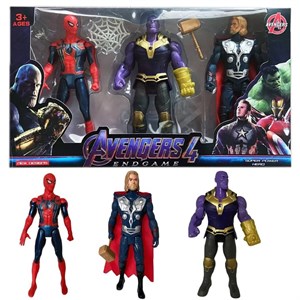 ست اکشن فیگور ۳ عددی انتقام‌جویان (اونجرز) مدل Endgame کد ۲۱۰۳