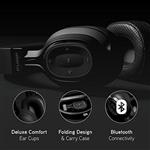 BlueAnt - Pump Zone Over Ear HD Wireless Headphones, 30+ hrs Battery, Mega Bass and Enhanced Sound Purity (Black)