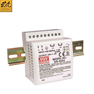 منبع تغذیه Mean Well (DR-4524) 