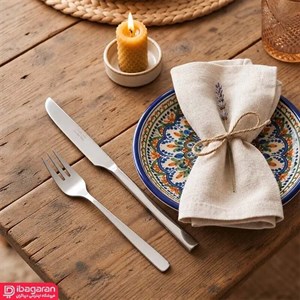 سرویس 12 پارچه کارد و چنگال استیل ریور مدل 8351
