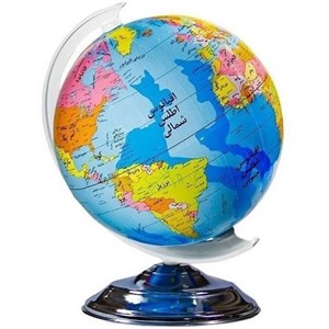 کره جغرافیا سایز 40 پایه فلزی نسیم فروش تکی و تعداد تحویل فوری تهران