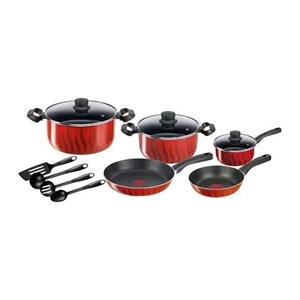 مجموعه 12 پارچه قابلمه تفال Tefal مدل Tempo Flamme C3079282