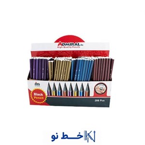 مداد مشکی رگلامی آدمیرال  سه گوش(288 عدد )