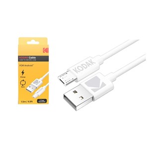 کابل میکرو اندروید Kodak White