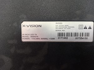تلویزیون پنل شکسته ایکس ویژن 49XK570