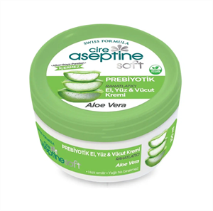 کرم مرطوب کننده دست, صورت و بدن پروبیوتیک آسپتین Aseptine حاوی عصاره آلوئه ورا حجم 300 میل
