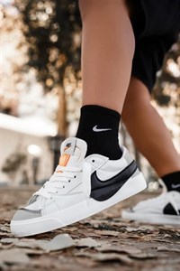 کتونی نایک بلیزر جامبو سفید طوسی مشکیNike Blazer Jumbo Jumbo