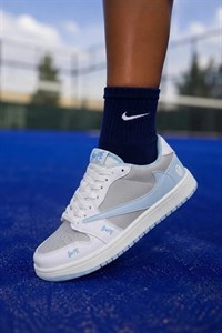کتونی ترویس بیپ آبیTravis BAPE Blue Sneakers